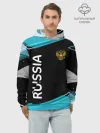 Худи мужской база хлопок / RUSSIA.