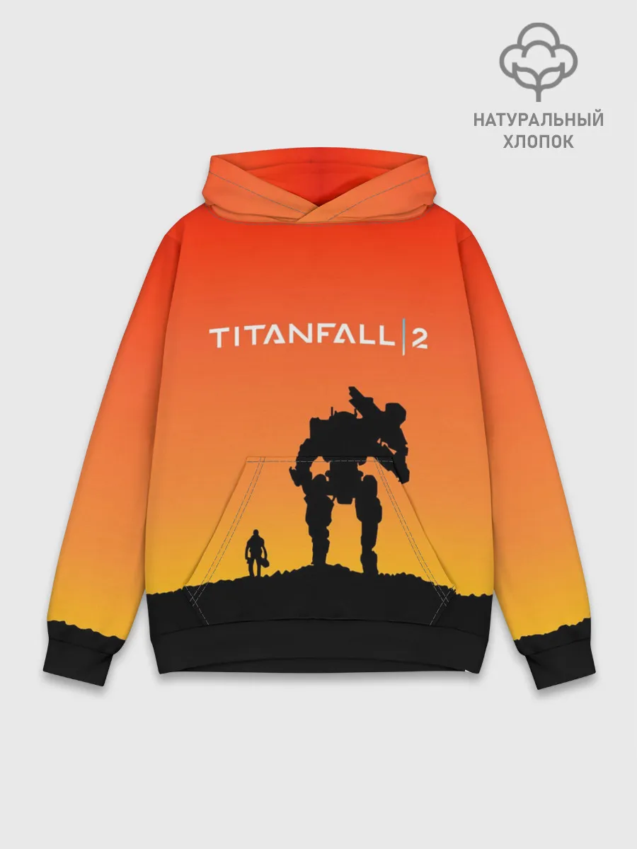 Худи мужской база хлопок / TITANFALL 2