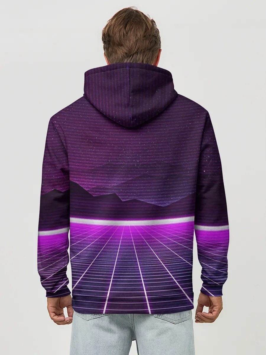 Худи мужской база хлопок / Synthwave