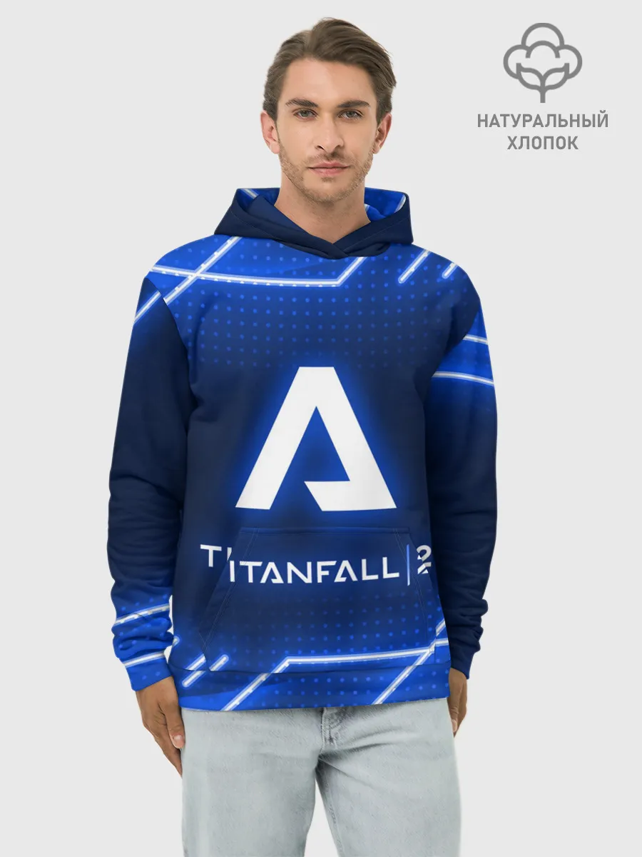 Худи мужской база хлопок / TITANFALL 2