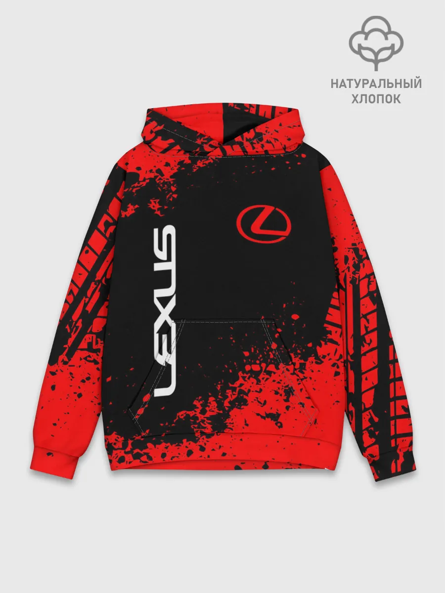 Худи мужской база хлопок / LEXUS.