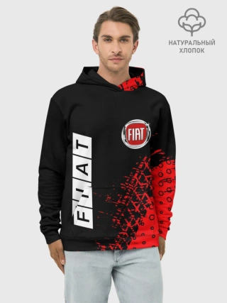 Худи мужской база хлопок / FIAT / Фиат