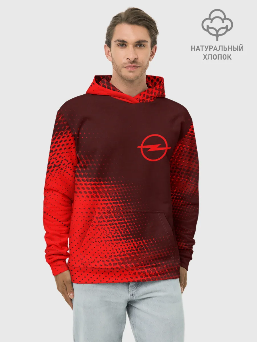Худи мужской база хлопок / OPEL / Опель