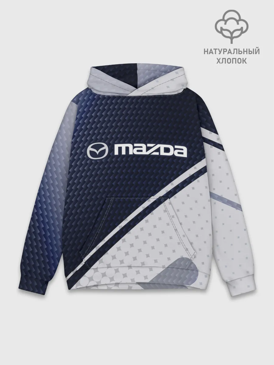 Худи мужской база хлопок / MAZDA / Мазда