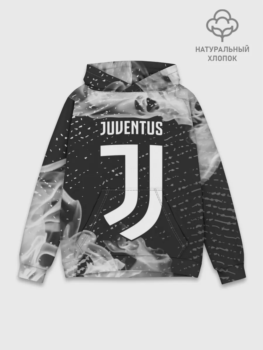 Худи мужской база хлопок / JUVENTUS / ЮВЕНТУС