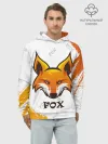 Худи мужской база хлопок / FOX