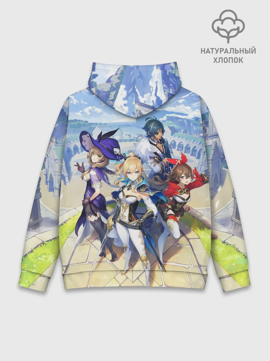 Худи мужской база хлопок / GENSHIN IMPACT