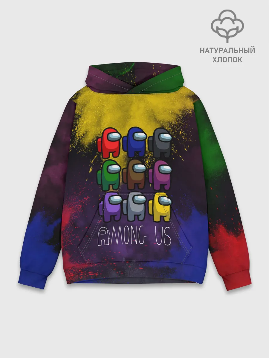 Худи мужской база хлопок / AMONG US.