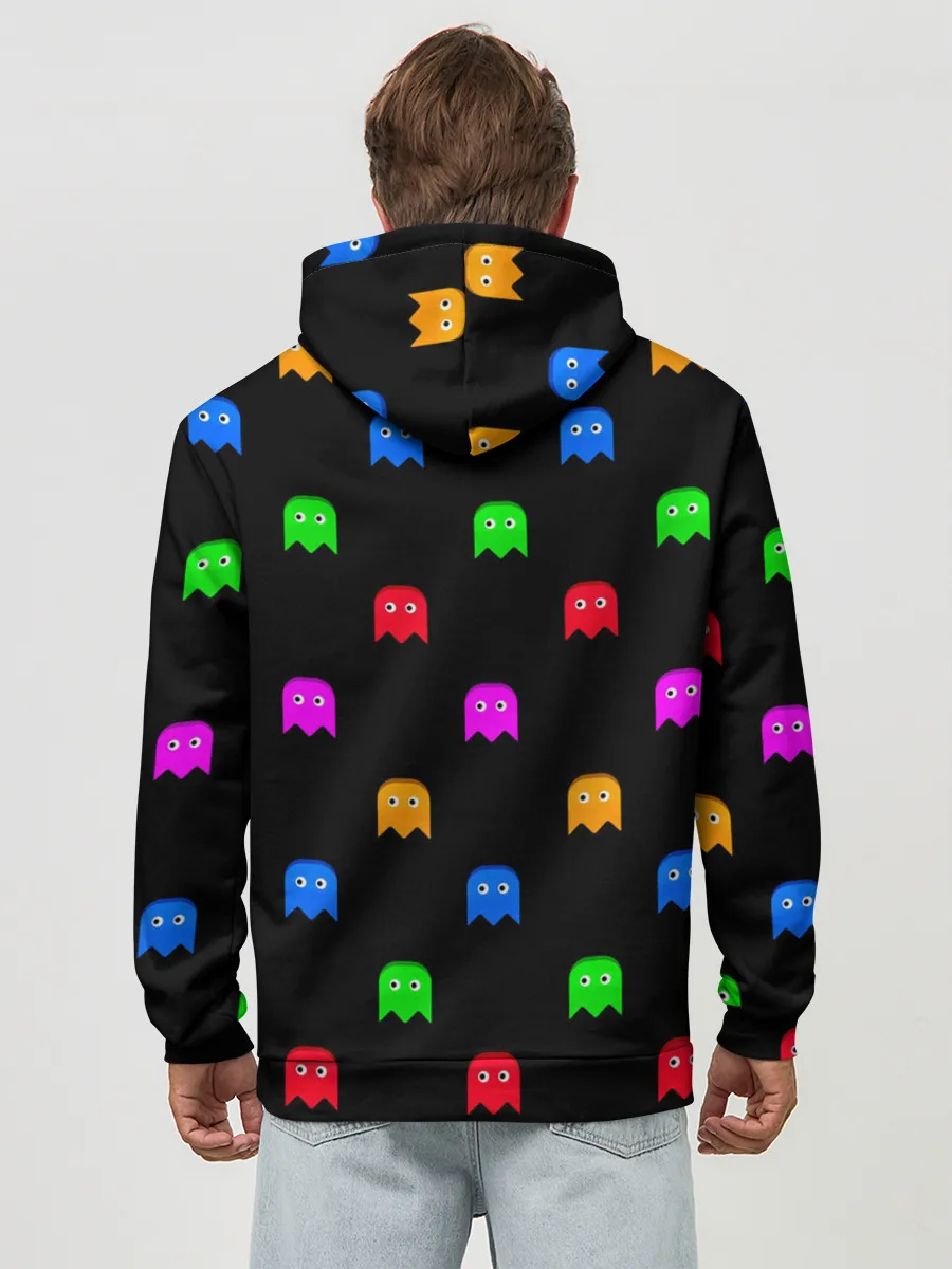 Худи мужской база хлопок / Пакмен