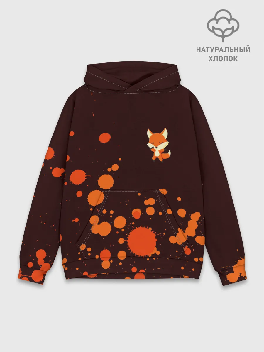 Худи мужской база хлопок / ЛИСИЧКА / FOXY