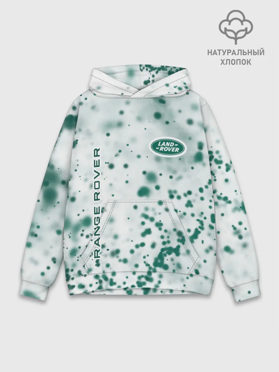 Худи мужской база хлопок / LAND ROVER / Ленд Ровер