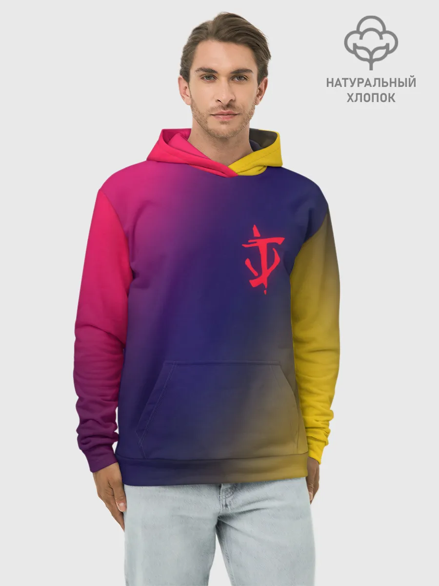 Худи мужской база хлопок / DOOM / ДУМ