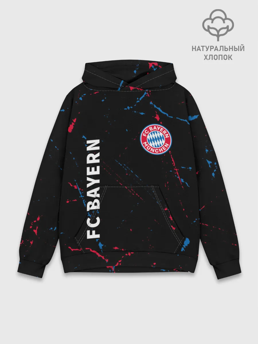 Худи мужской база хлопок / FC BAYERN / БАВАРИЯ