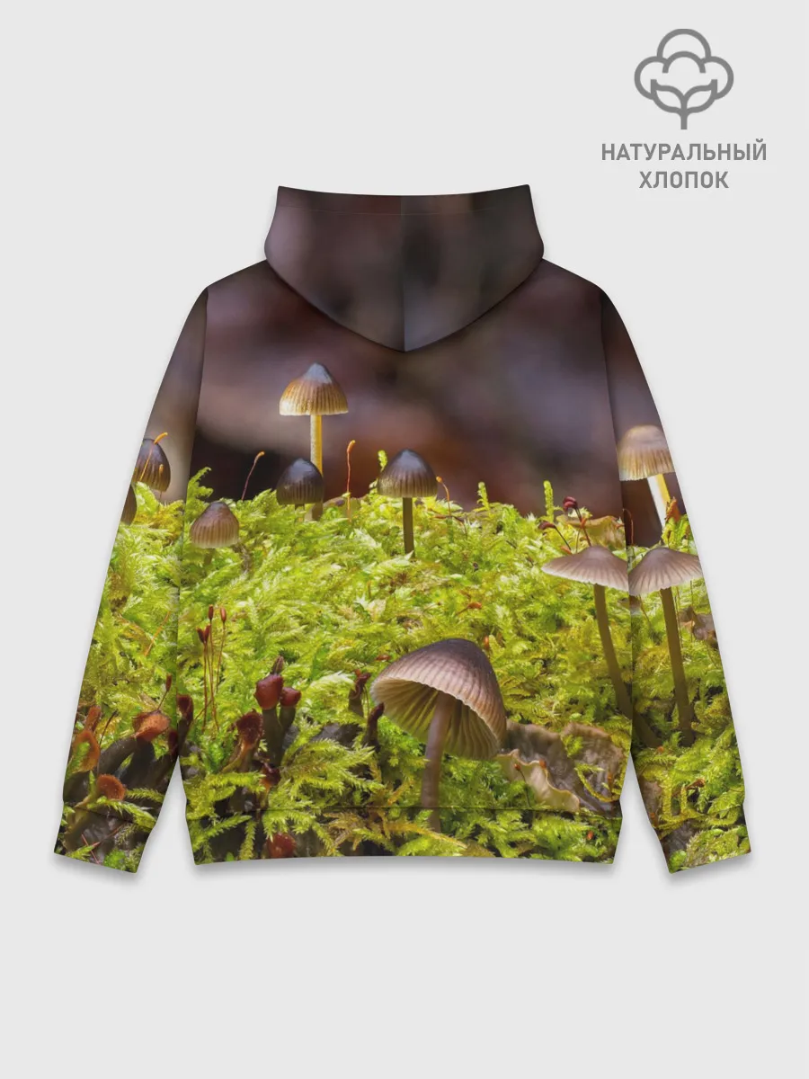 Худи мужской база хлопок / Мох