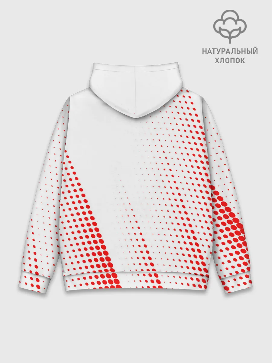 Худи мужской база хлопок / AC MILAN / МИЛАН