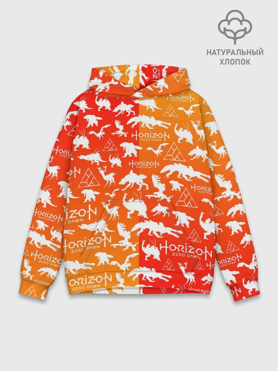 Худи мужской база хлопок / HORIZON ZERO DAWN