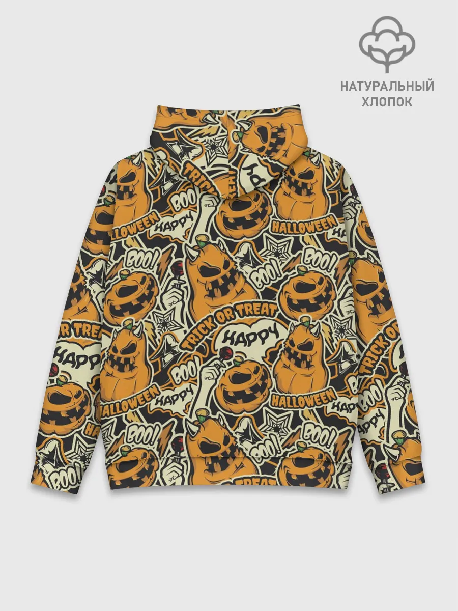 Худи мужской база хлопок / Хэллоуин