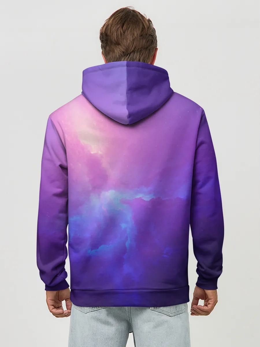 Худи мужской база хлопок / Туманность