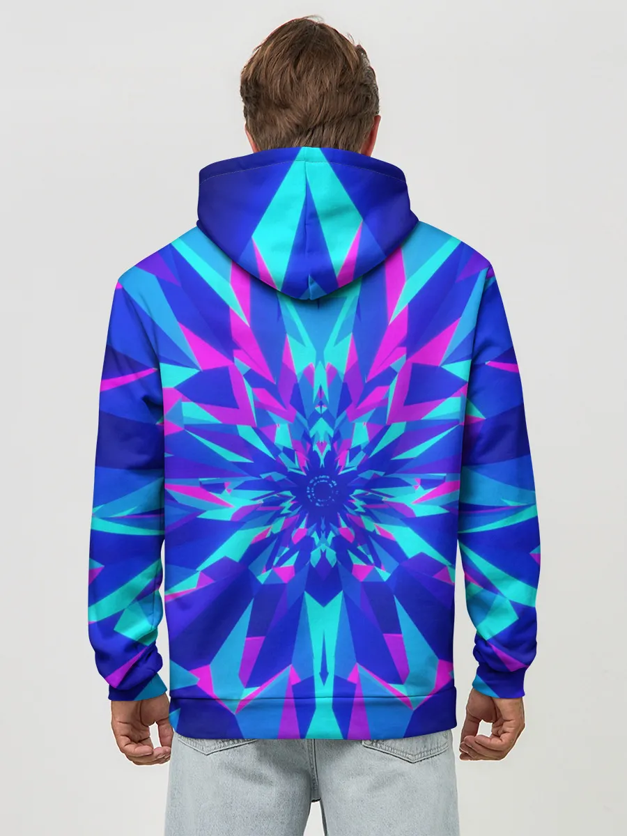 Худи мужской база хлопок / Оптическая иллюзия