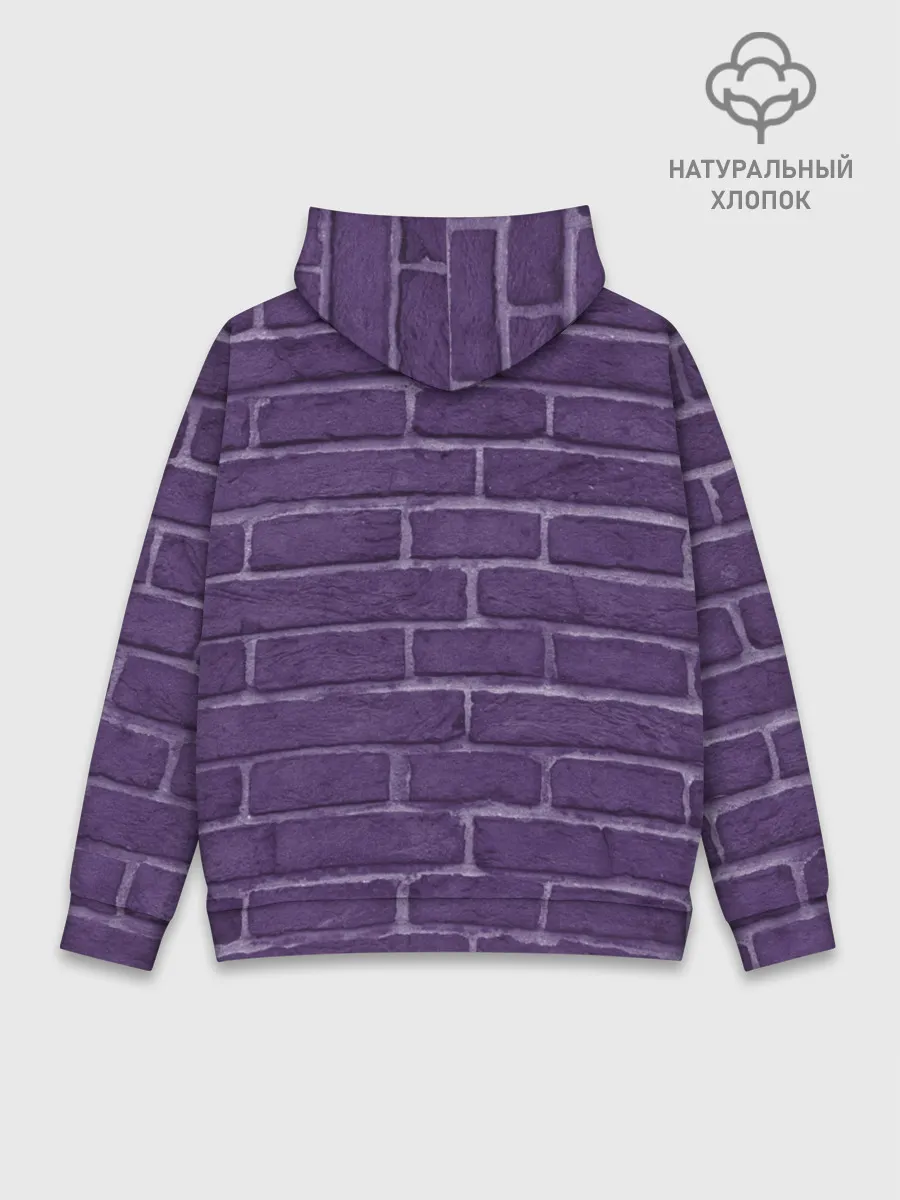 Худи мужской база хлопок / Zero Two brickwall