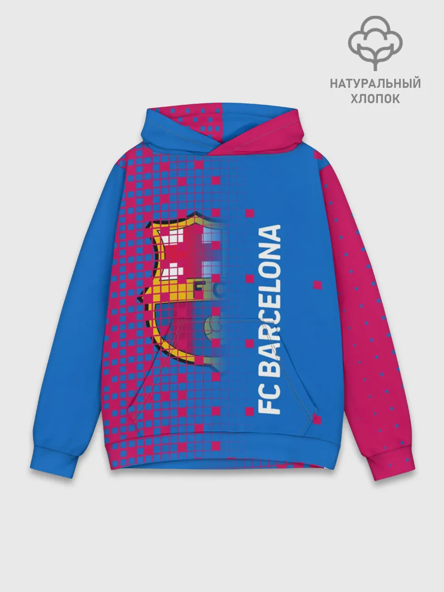 Худи мужской база хлопок / FC BARCELONA