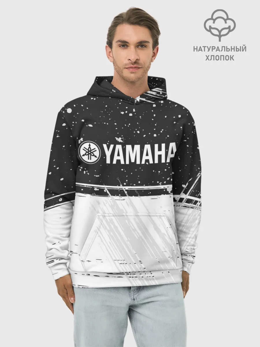 Худи мужской база хлопок / YAMAHA MOTOR / Ямаха