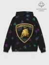 Худи мужской база хлопок / LAMBORGHINI / Ламборгини