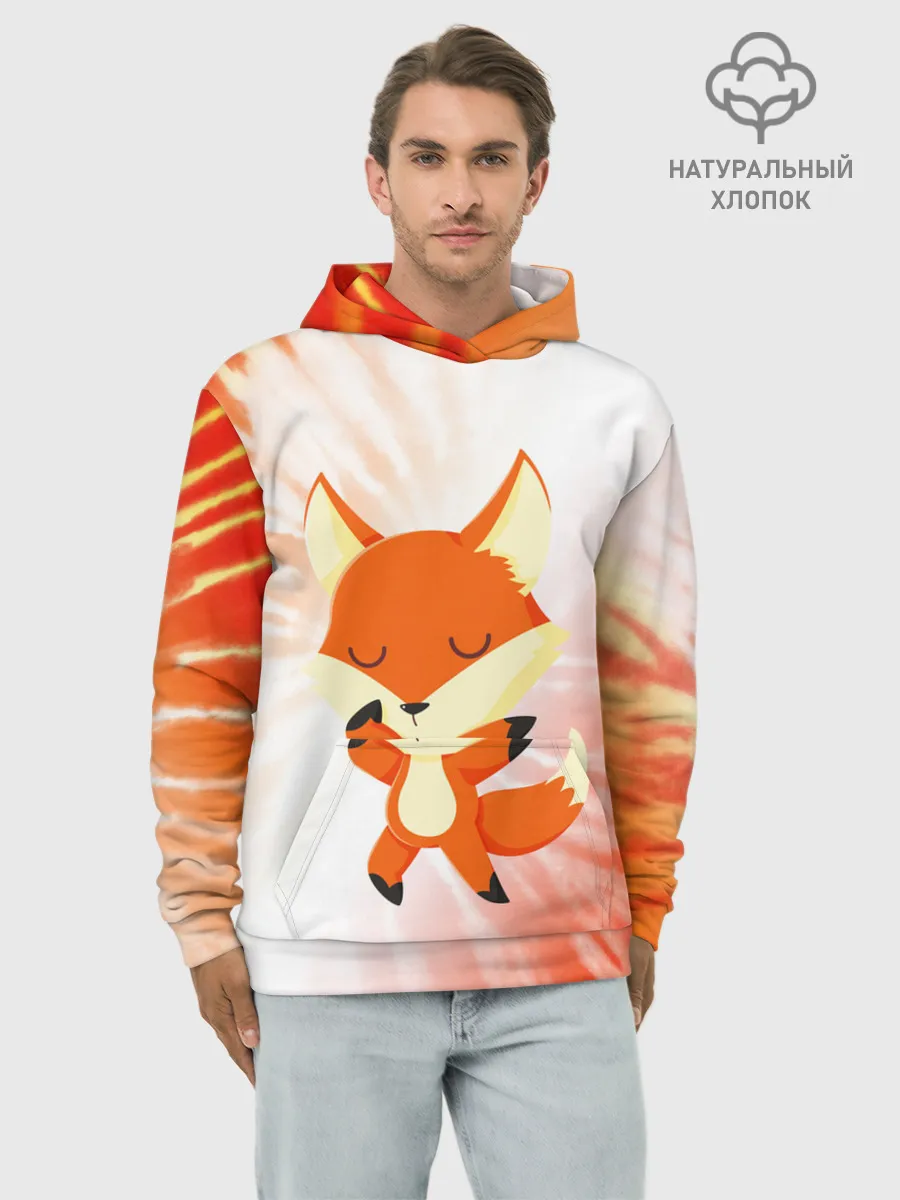 Худи мужской база хлопок / ЛИСИЧКА / FOXY