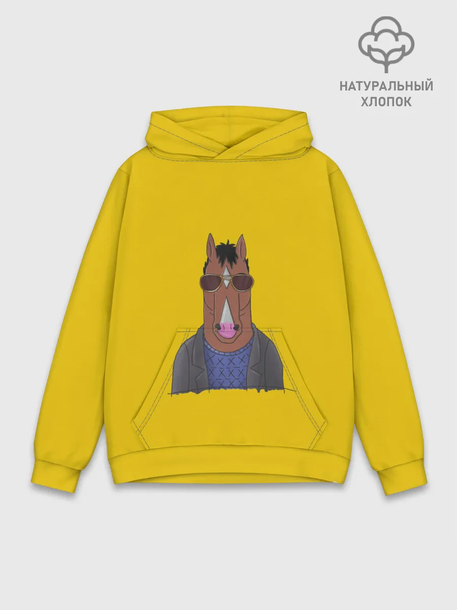 Худи мужской база хлопок / Конь БоДжек