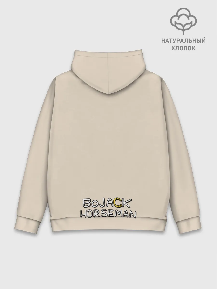Худи мужской база хлопок / Конь БоДжек
