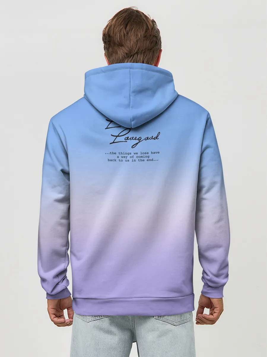 Худи мужской база хлопок / Луна