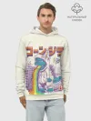 Худи мужской база хлопок / Годзилла Единорог