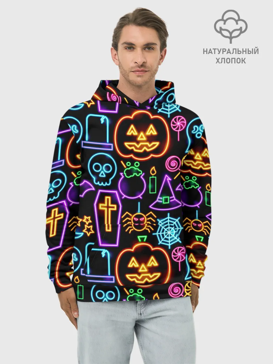 Худи мужской база хлопок / Halloween