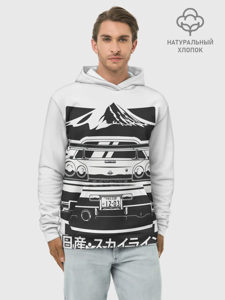 Худи мужской база хлопок / Skyline R 34