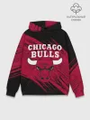 Худи мужской база хлопок / Чикаго Буллз