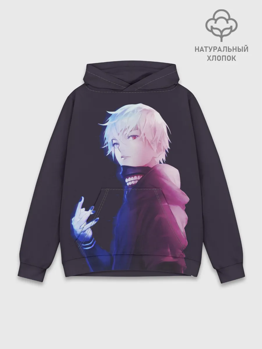 Худи мужской база хлопок / Kaneki Ken обернулся