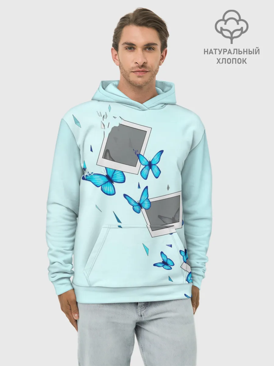 Худи мужской база хлопок / Live Is Strange