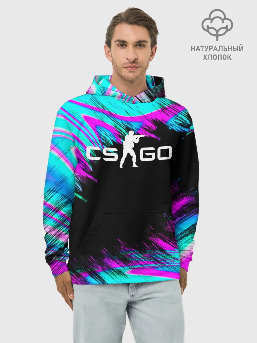 Худи мужской база хлопок / CS GO