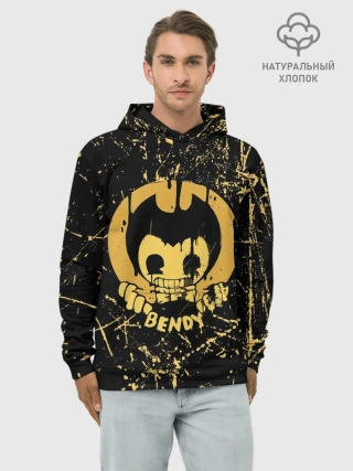 Худи мужской база хлопок / Bendy And The Ink Machine
