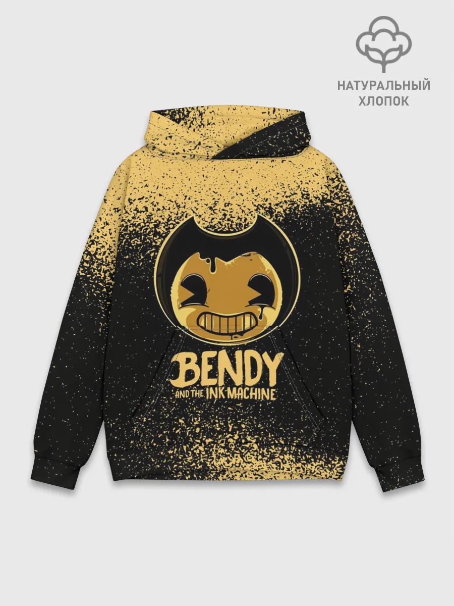 Худи мужской база хлопок / Bendy And The Ink Machine