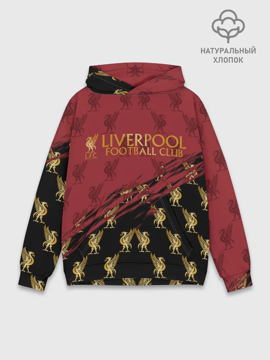 Худи мужской база хлопок / LIVERPOOL.