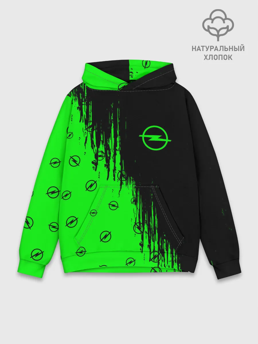 Худи мужской база хлопок / OPEL / Опель