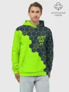 Худи мужской база хлопок / JUST DO IT