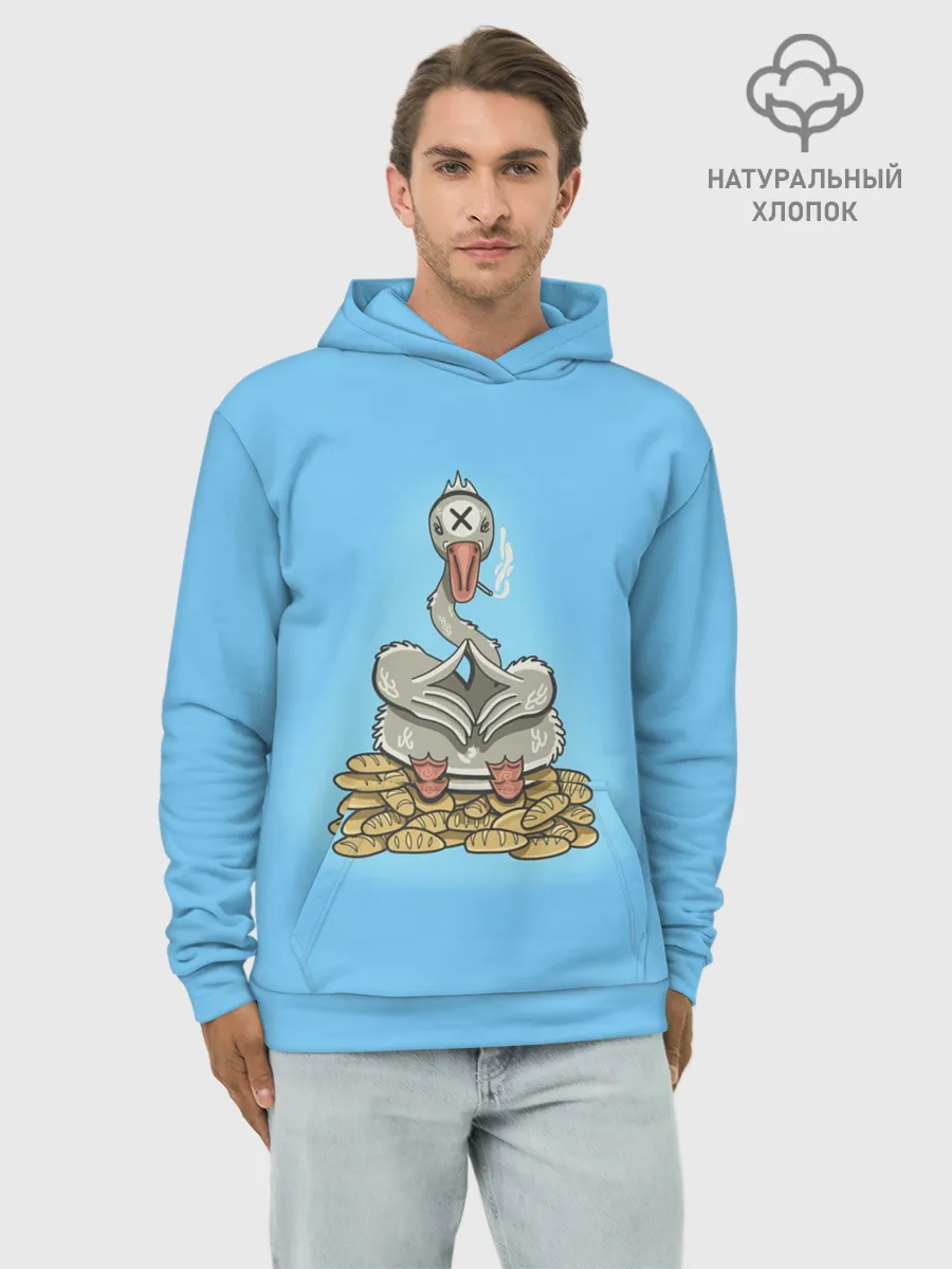 Худи мужской база хлопок / Гусь батонный