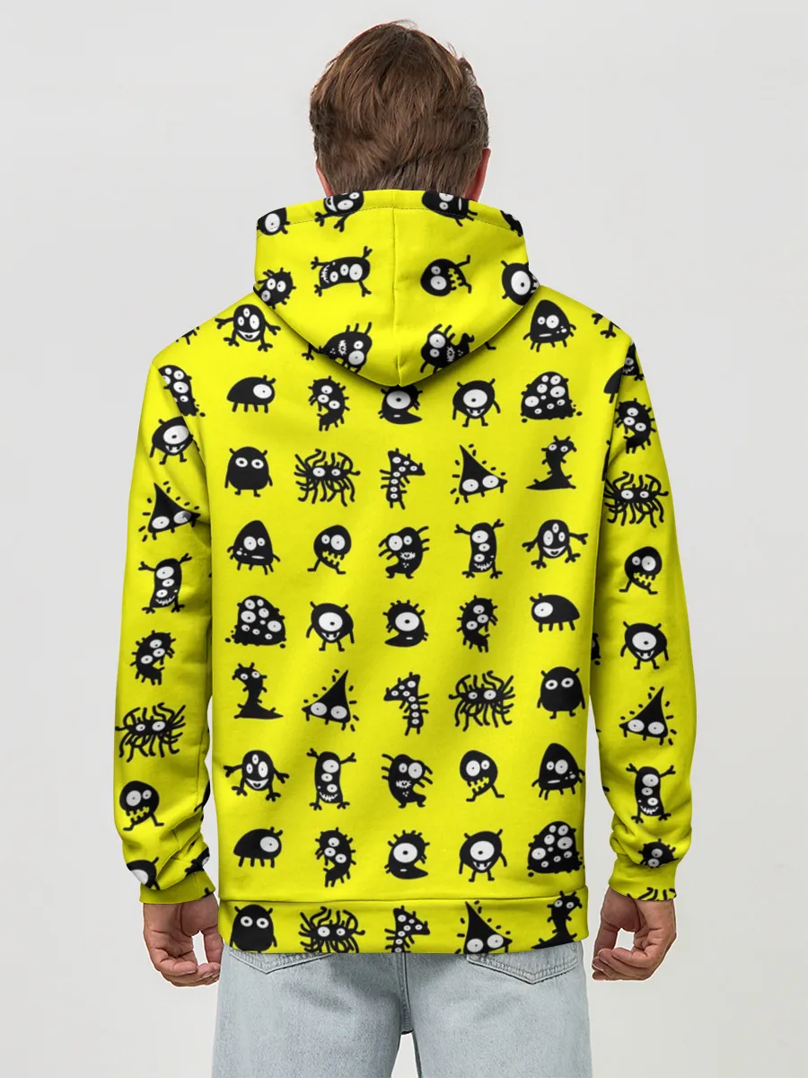 Худи мужской база хлопок / монстры