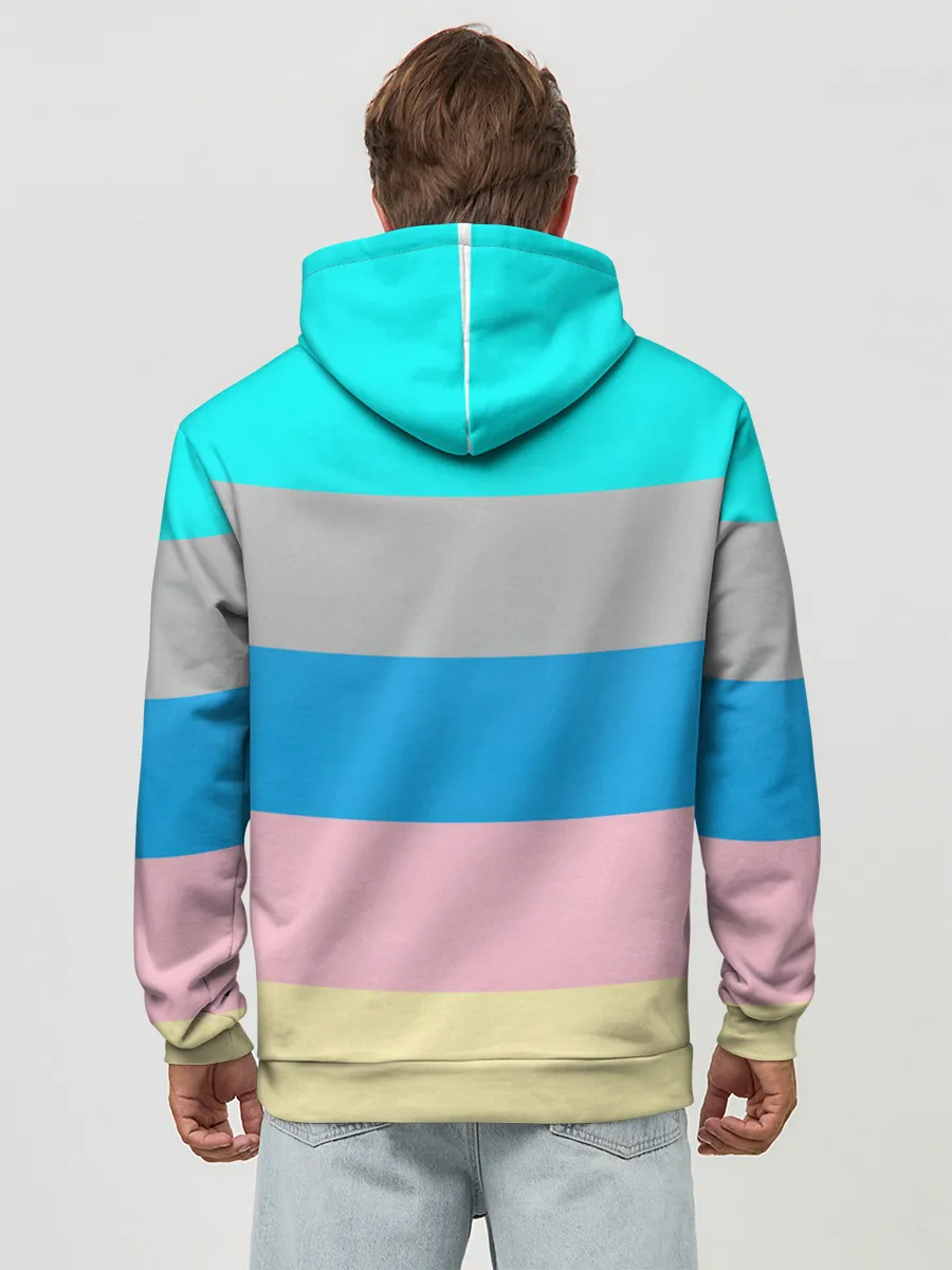 Худи мужской база хлопок / Флаг аниме