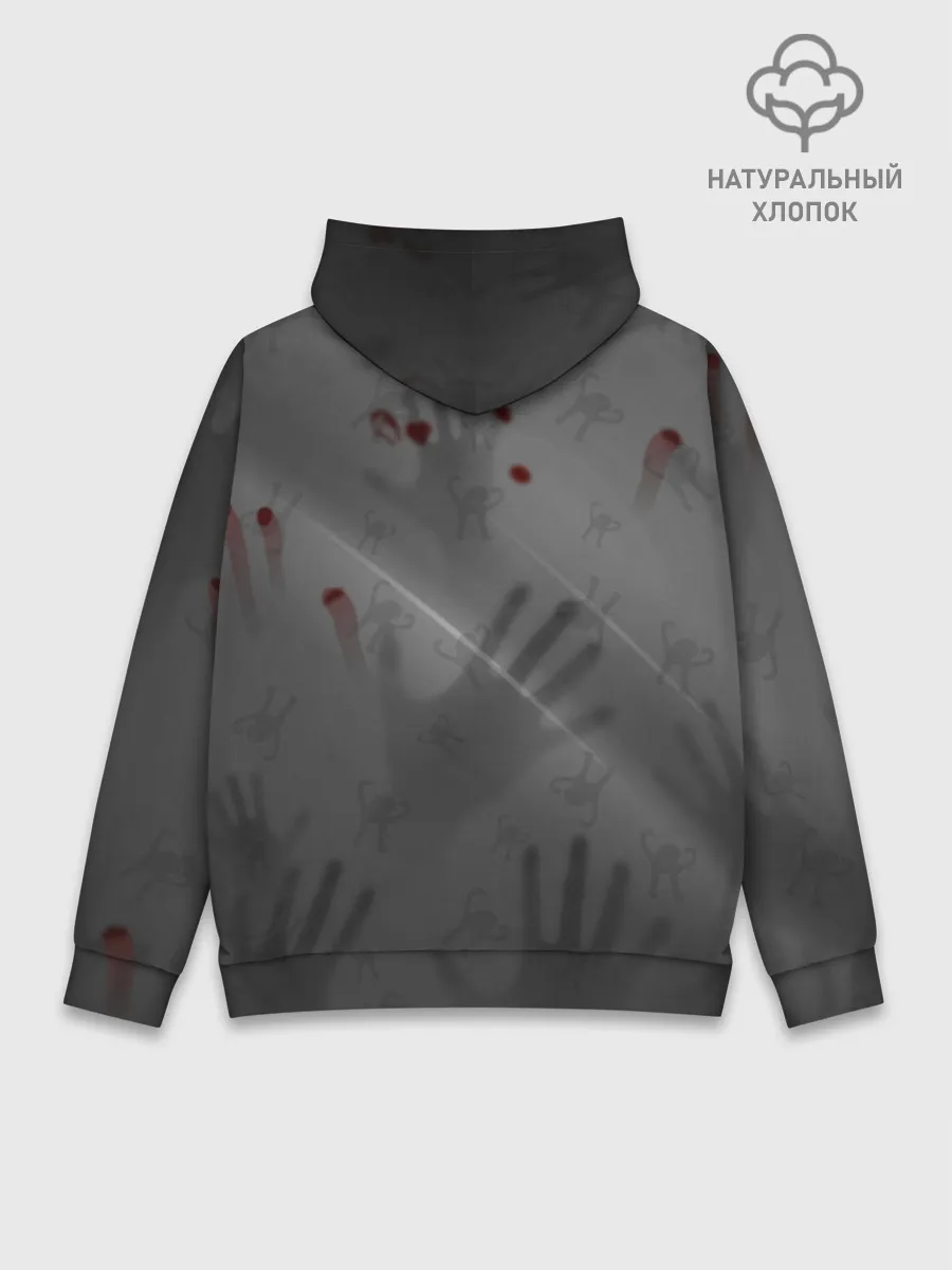 Худи мужской база хлопок / ЪУЪ СЪУКА