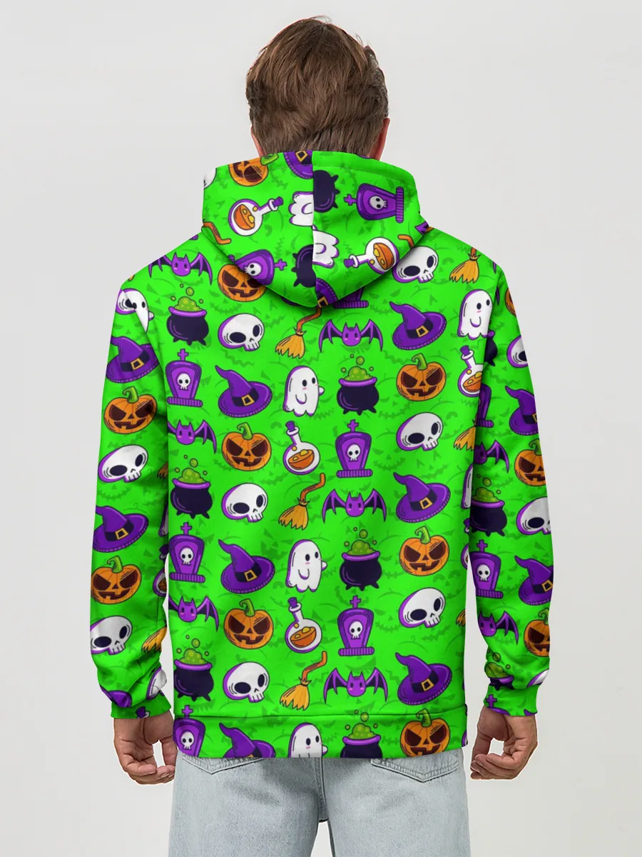 Худи мужской база хлопок / HALLOWEEN