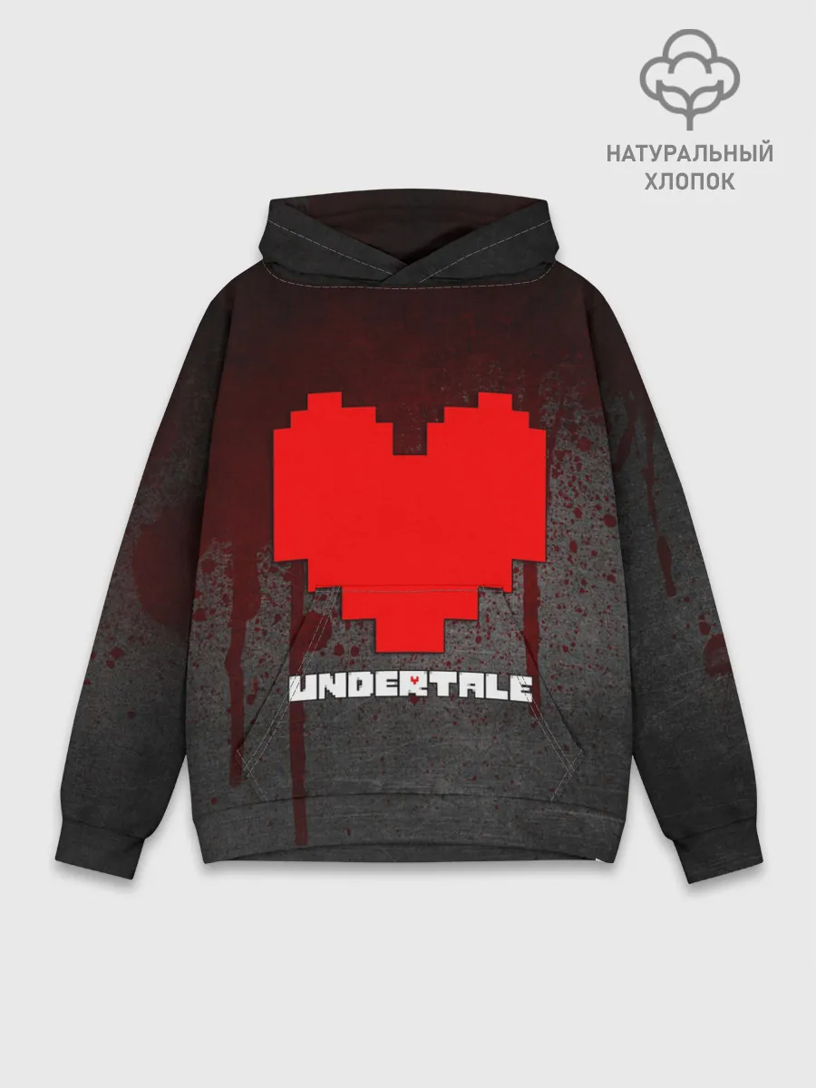 Худи мужской база хлопок / UNDERTALE