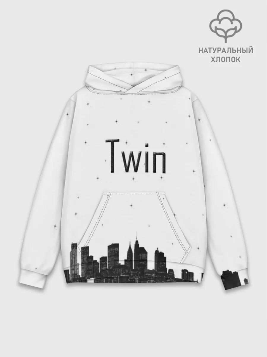 Худи мужской база хлопок / Twin cities